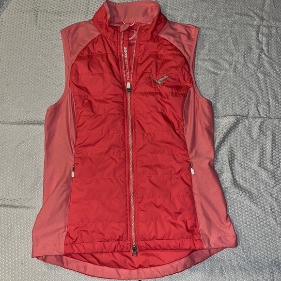 Zero Restriction Tess Vest Womens Primaloft Dual Direction Zipper Pink Sz M - Picture 3 of 11